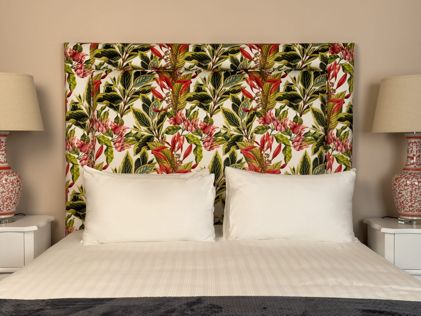 Bougainvillea White Headboard