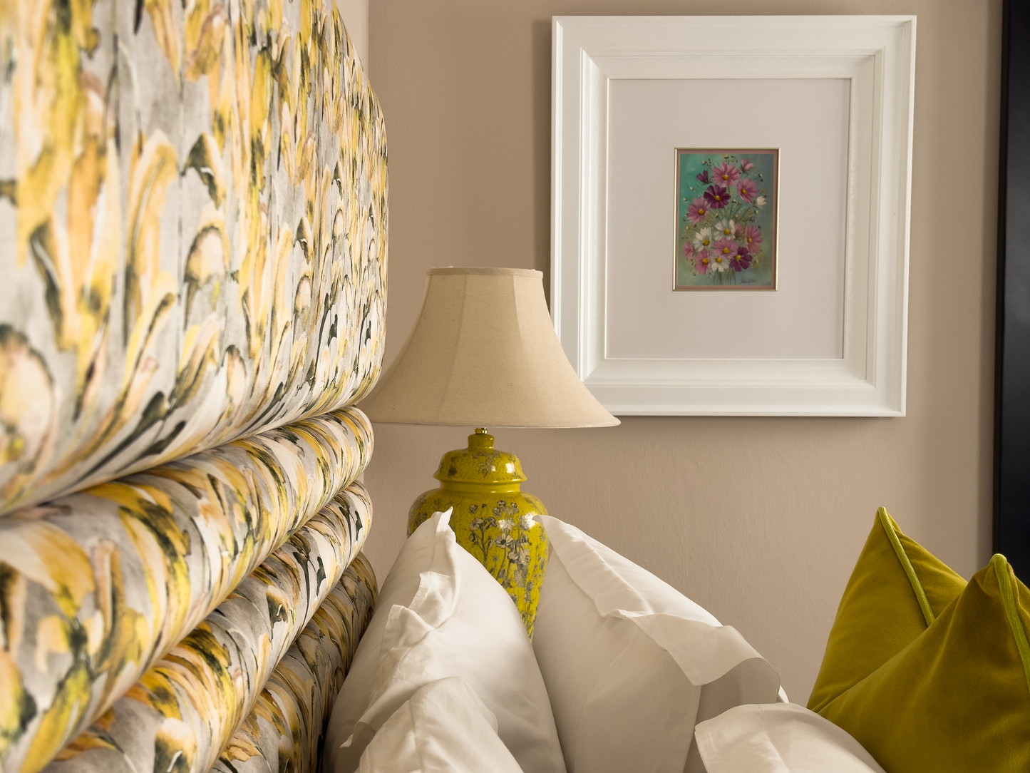Laurel Ochre Headboard