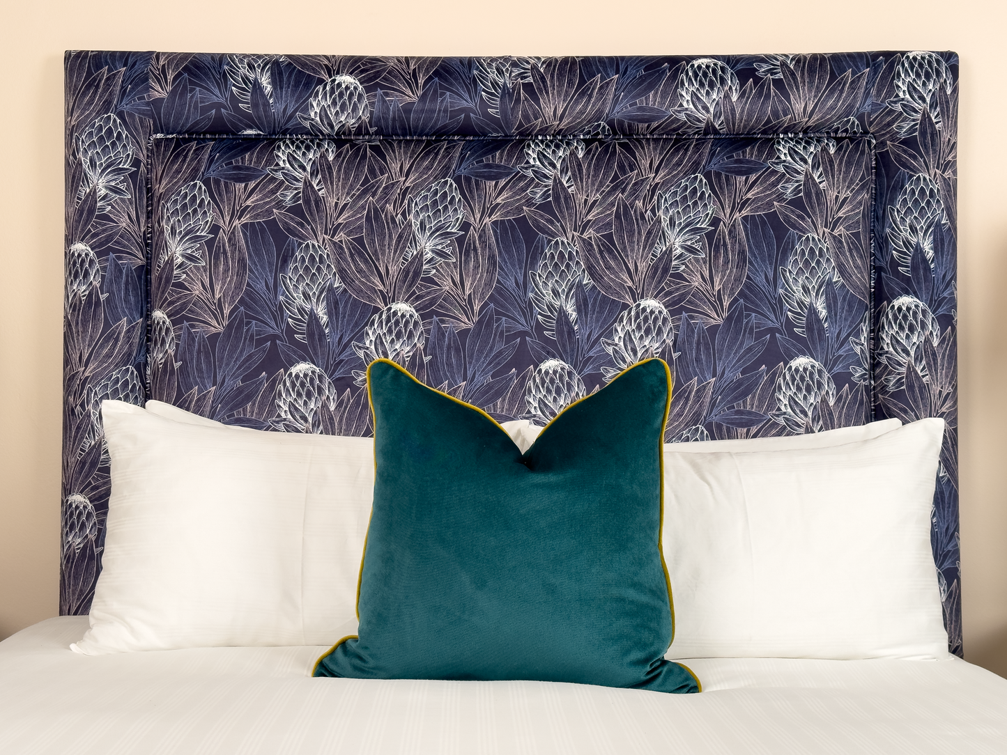 Protea Navy Headboard