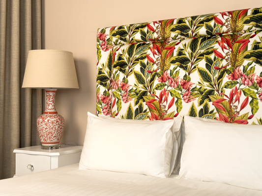 Bougainvillea White Headboard
